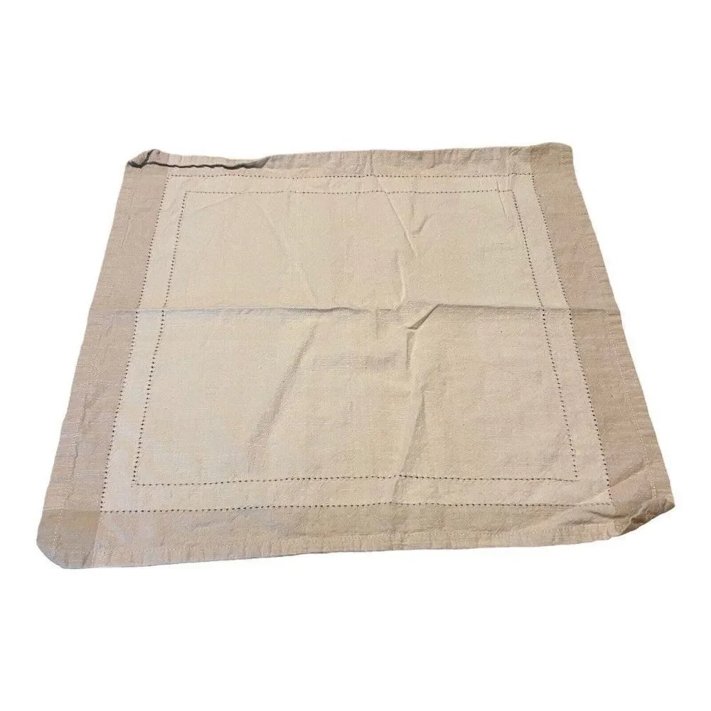 Beach Sand Color Pier 1 Imports Place Mats (6) And Napkins (6) Tan Brown Lot Set